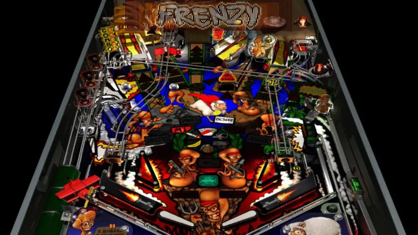 Скриншот 2 к игре Worms Pinball