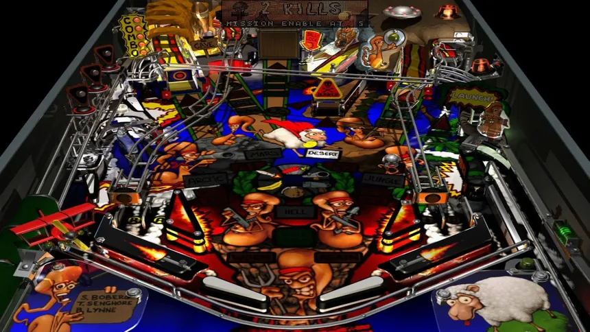 Скриншот 6 к игре Worms Pinball