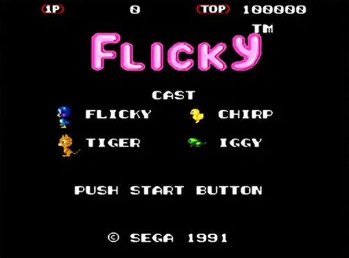 Скриншот 1 к игре Flicky