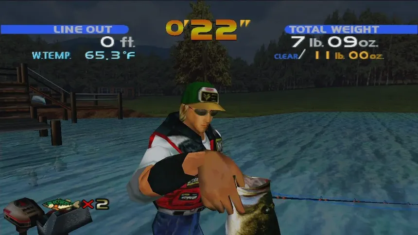 Скриншот 1 к игре SEGA Bass Fishing