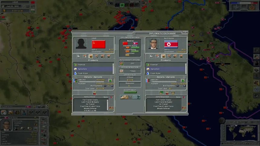 Скриншот 1 к игре Supreme Ruler: Cold War