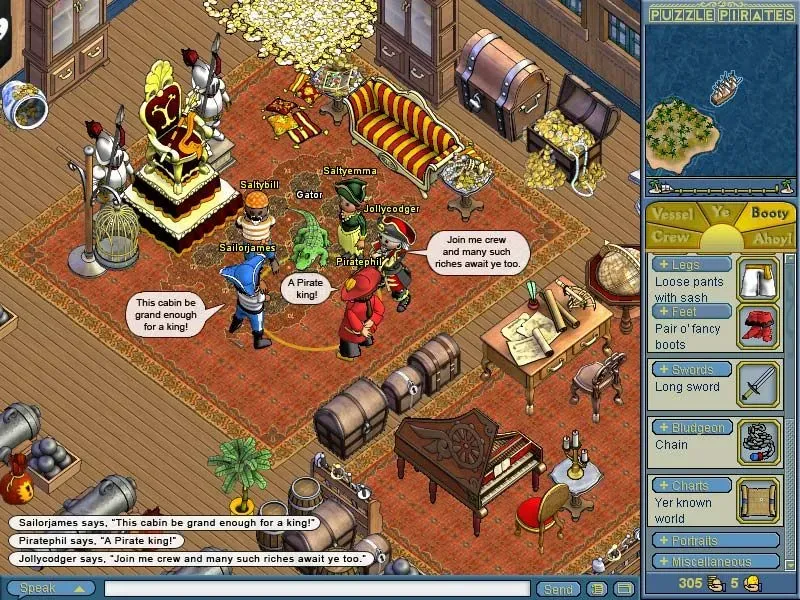 Скриншот 11 к игре Puzzle Pirates