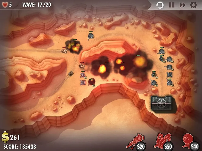 Скриншот 1 к игре iBomber Defense