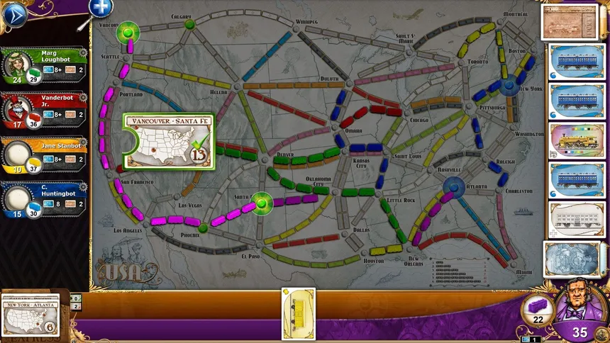 Скриншот 3 к игре Ticket to Ride: Classic Edition