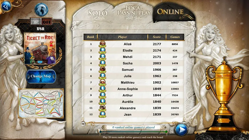 Скриншот 5 к игре Ticket to Ride: Classic Edition