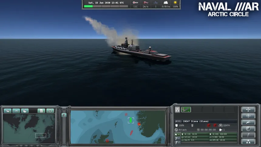 Скриншот 3 к игре Naval War: Arctic Circle