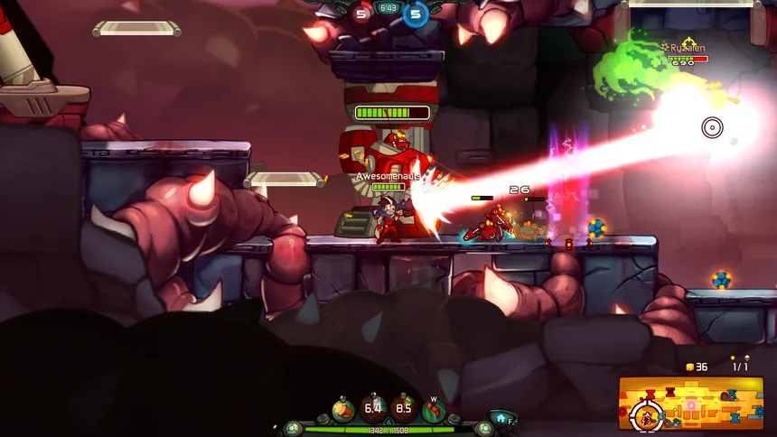 Скриншот 10 к игре Awesomenauts - the 2D moba