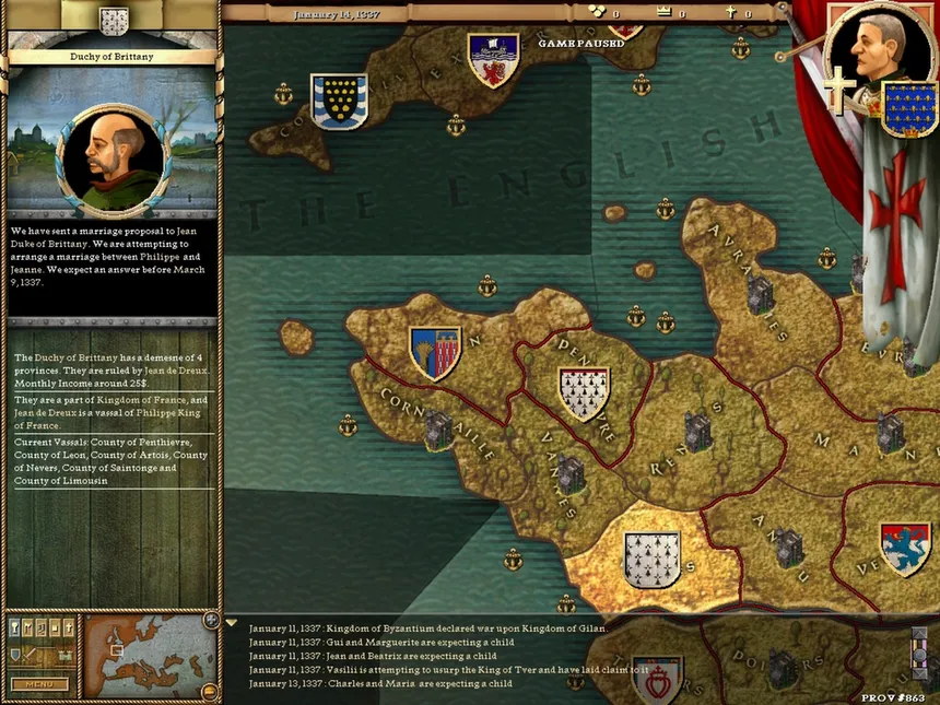 Скриншот 5 к игре Crusader Kings Complete