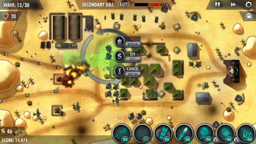 Скриншот 1 к игре iBomber Defense Pacific