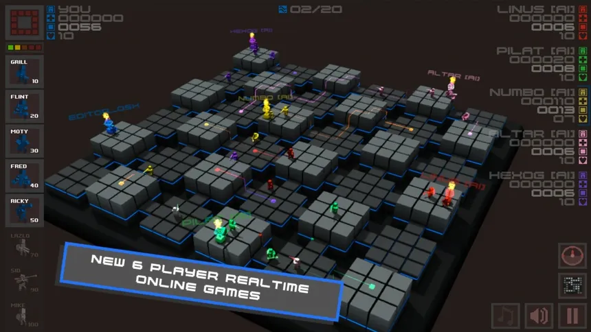 Скриншот 1 к игре Cubemen
