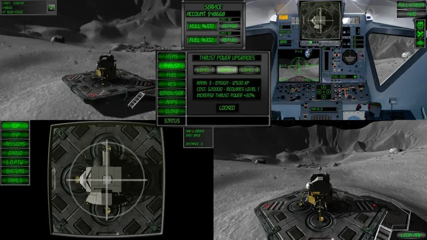 Скриншот 1 к игре Lunar Flight