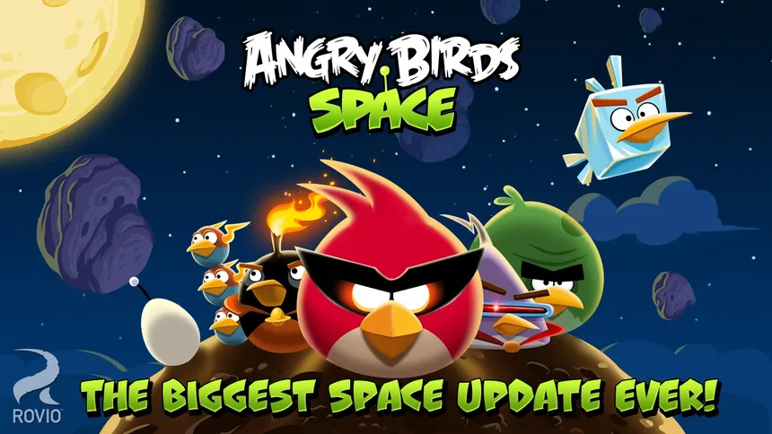 Скриншот 1 к игре Angry Birds Space