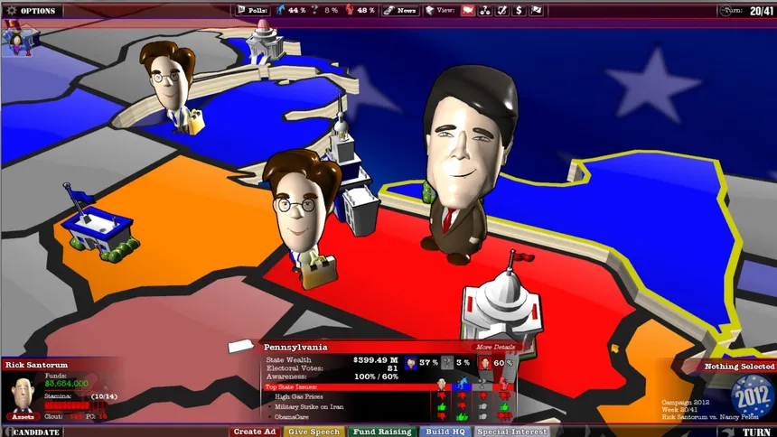Скриншот 1 к игре The Political Machine