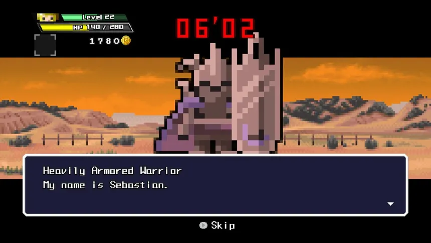 Скриншот 2 к игре Half Minute Hero: Super Mega Neo Climax Ultimate Boy