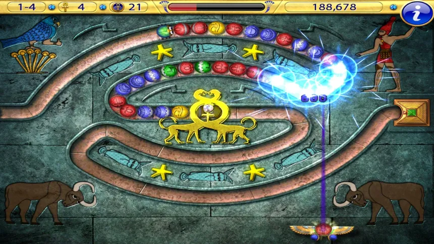 Скриншот 1 к игре Luxor: Amun Rising HD