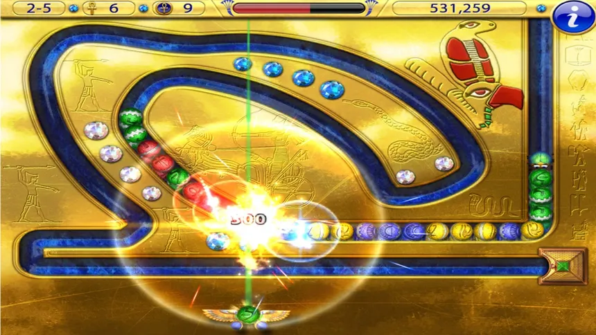 Скриншот 2 к игре Luxor: Amun Rising HD