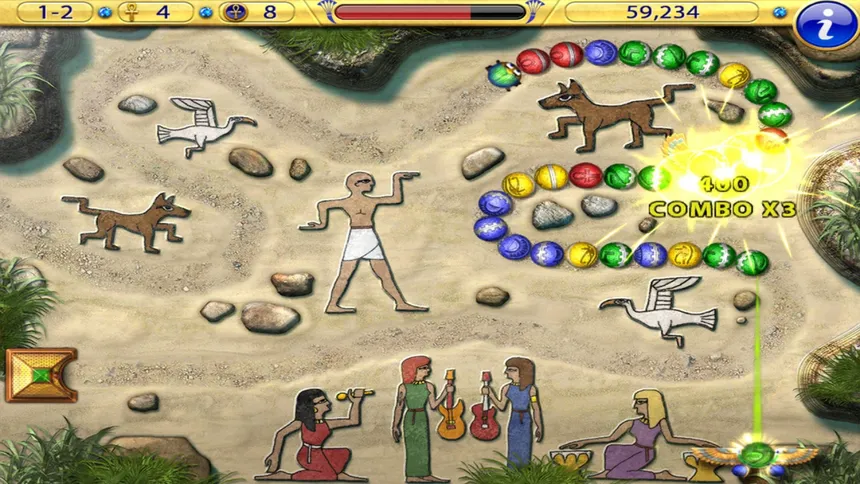 Скриншот 3 к игре Luxor: Amun Rising HD