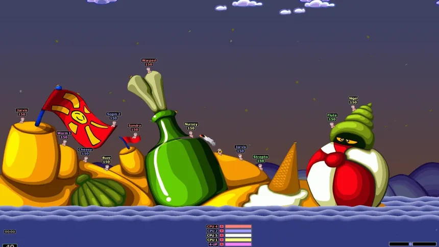 Скриншот 2 к игре Worms Armageddon