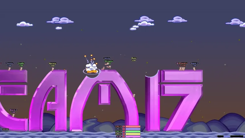 Скриншот 4 к игре Worms Armageddon