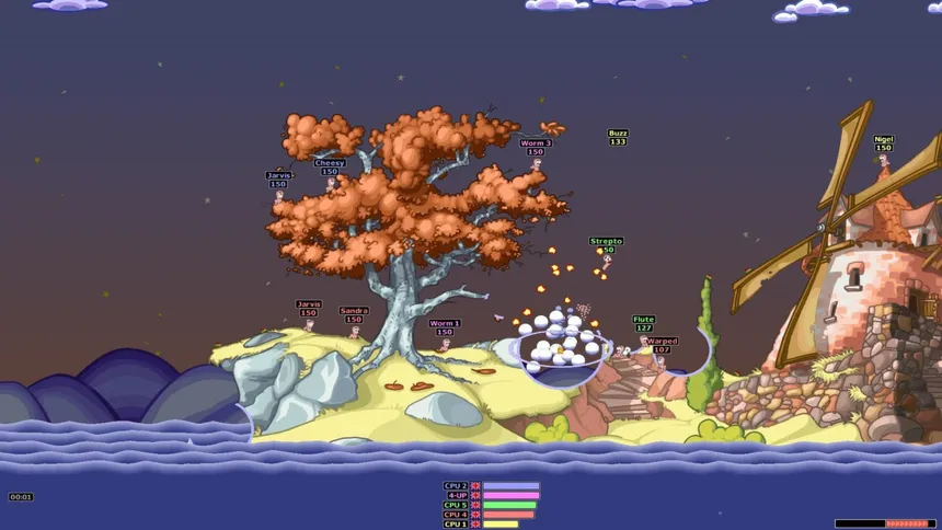 Скриншот 7 к игре Worms Armageddon