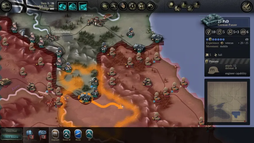 Скриншот 1 к игре Unity of Command: Stalingrad Campaign