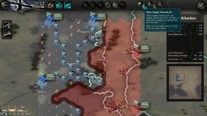 Скриншот 2 к игре Unity of Command: Stalingrad Campaign