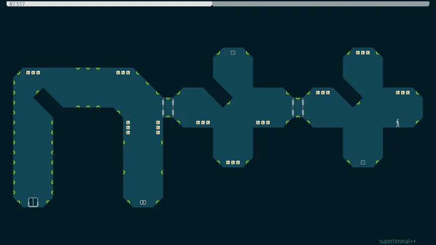 Скриншот 8 к игре N++ (NPLUSPLUS)