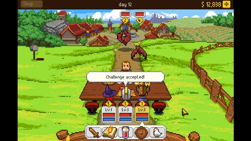Скриншот 1 к игре Knights of Pen and Paper +1 Edition
