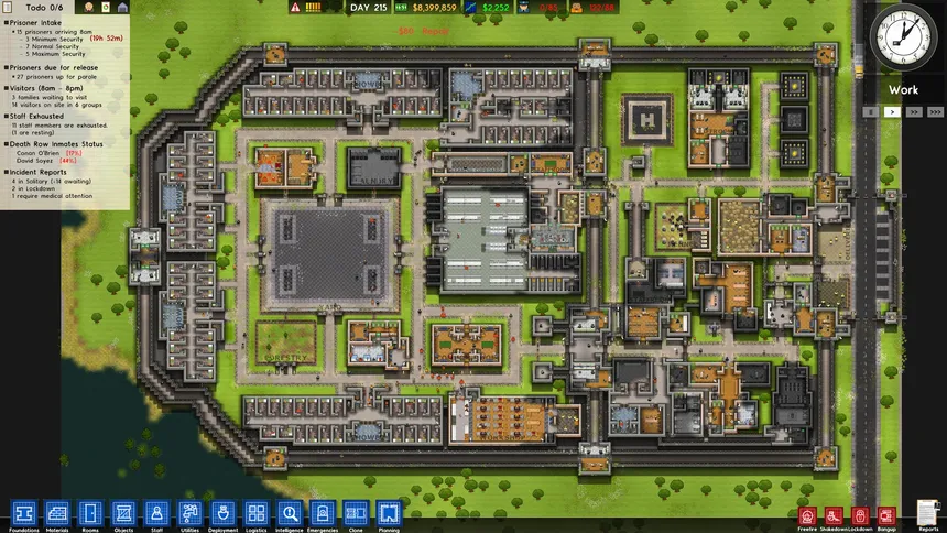 Скриншот 1 к игре Prison Architect