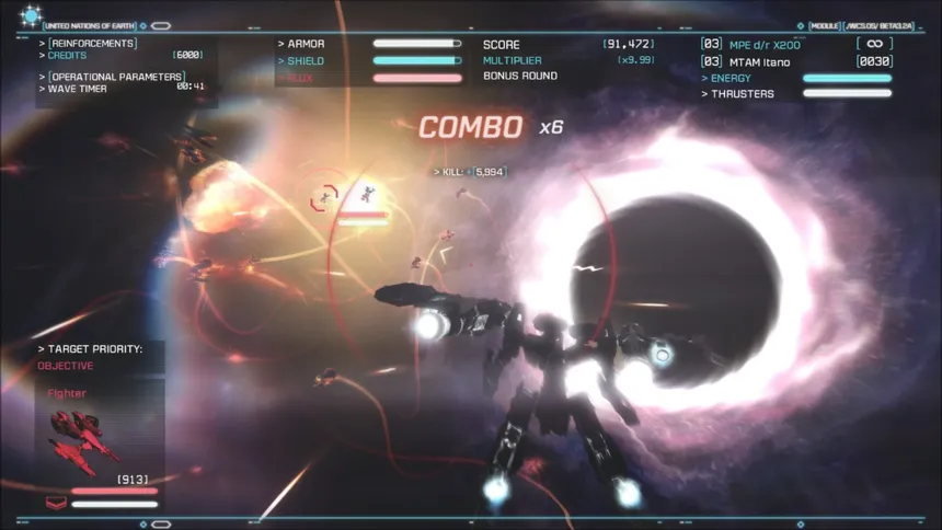 Скриншот 1 к игре Strike Suit Infinity