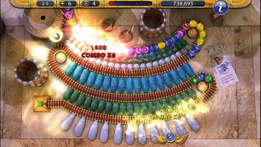 Скриншот 4 к игре Luxor 2 HD