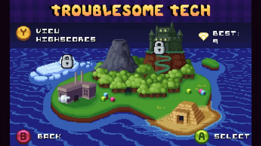 Скриншот 2 к игре Super Puzzle Platformer Deluxe
