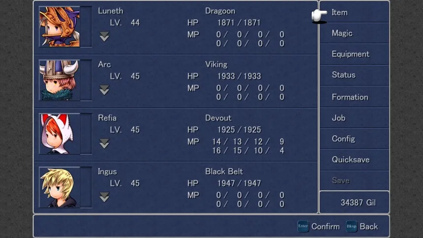 Скриншот 7 к игре Final Fantasy III (3D Remake)