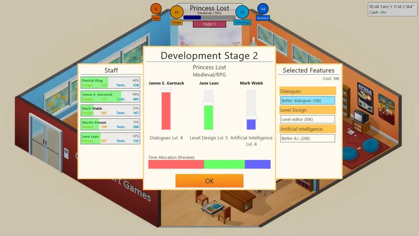 Скриншот 4 к игре Game Dev Tycoon