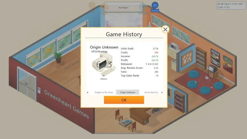 Скриншот 6 к игре Game Dev Tycoon