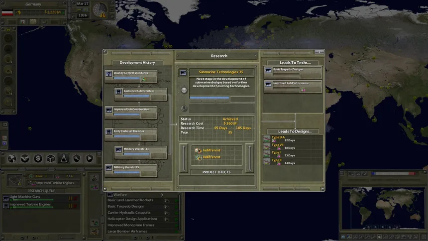 Скриншот 2 к игре Supreme Ruler 1936