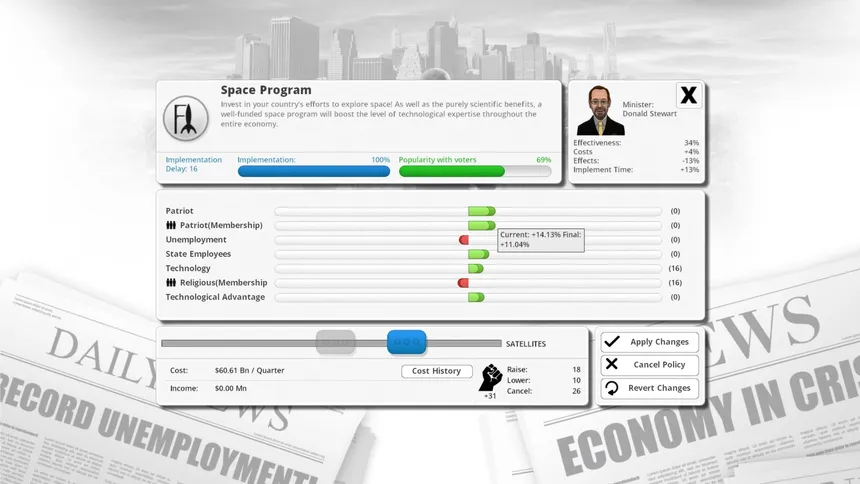 Скриншот 2 к игре Democracy 3