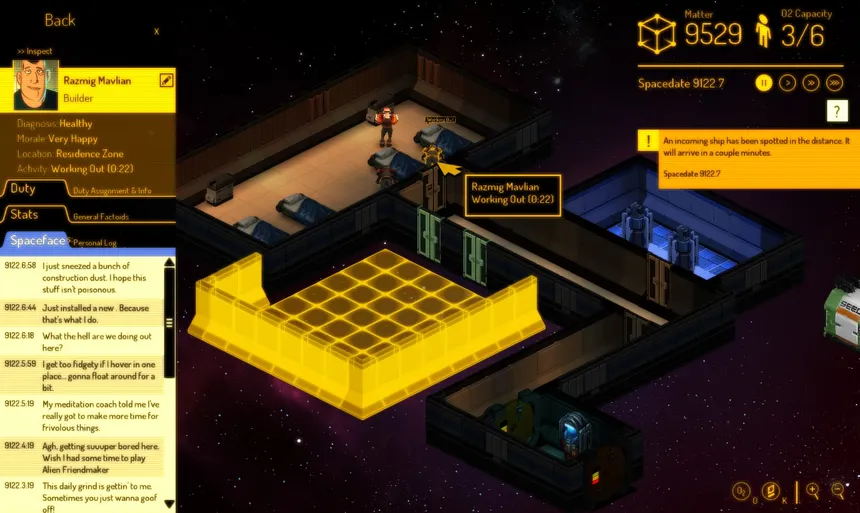 Скриншот 1 к игре Spacebase DF-9