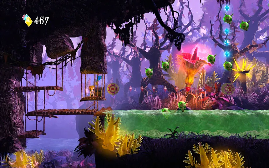 Скриншот 1 к игре Giana Sisters: Twisted Dreams - Rise of the Owlverlord