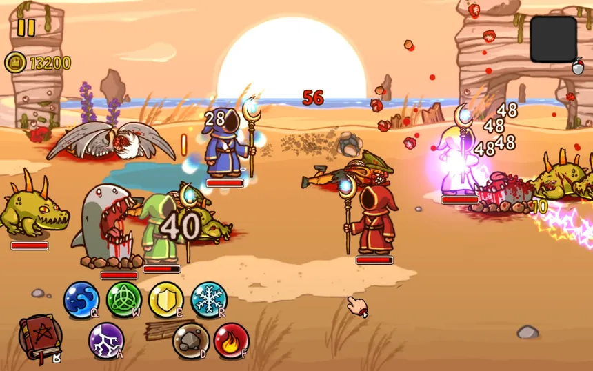 Скриншот 1 к игре Magicka: Wizards of the Square Tablet