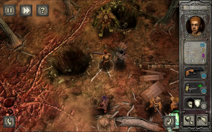 Скриншот 1 к игре Call of Cthulhu: The Wasted Land