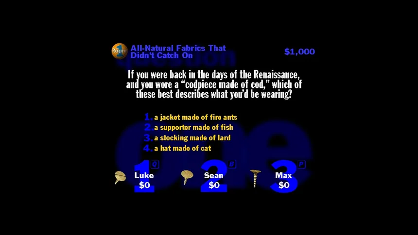 Скриншот 1 к игре YOU DON'T KNOW JACK Vol. 1 XL