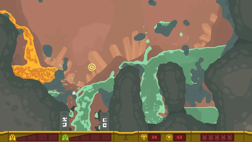 Скриншот 4 к игре PixelJunk Shooter