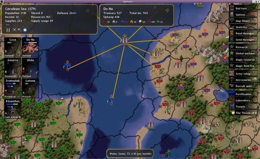 Скриншот 1 к игре Dominions 4: Thrones of Ascension