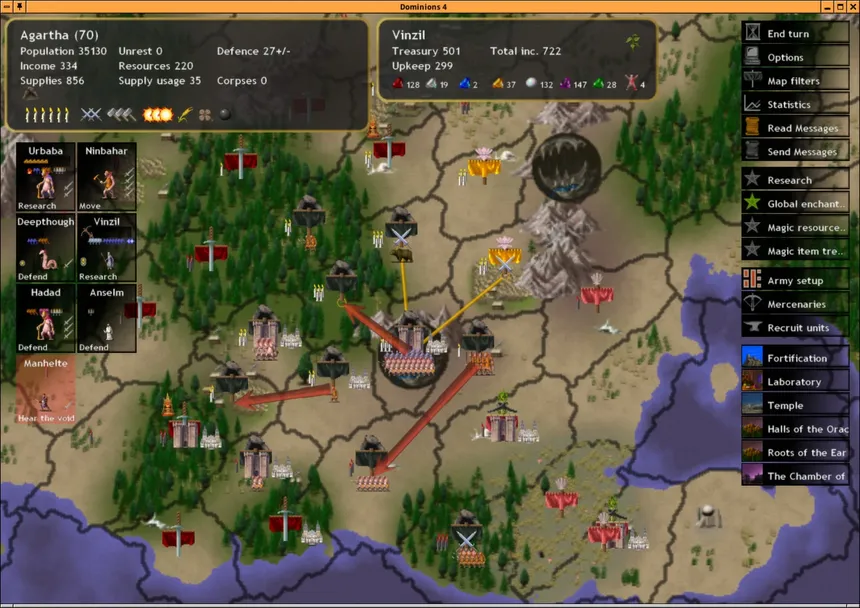 Скриншот 5 к игре Dominions 4: Thrones of Ascension