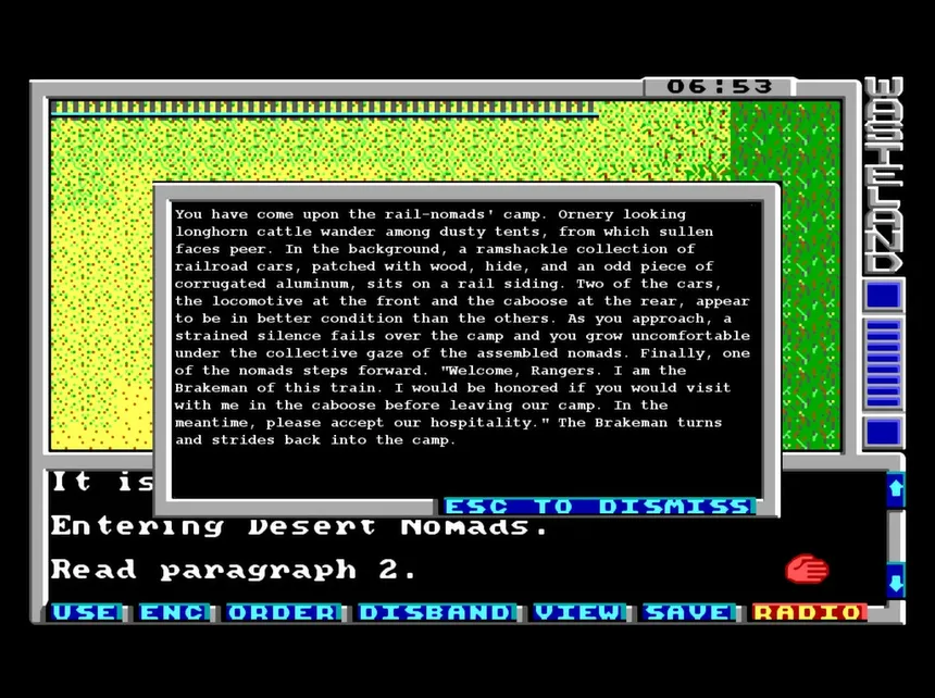 Скриншот 3 к игре Wasteland 1 - The Original Classic