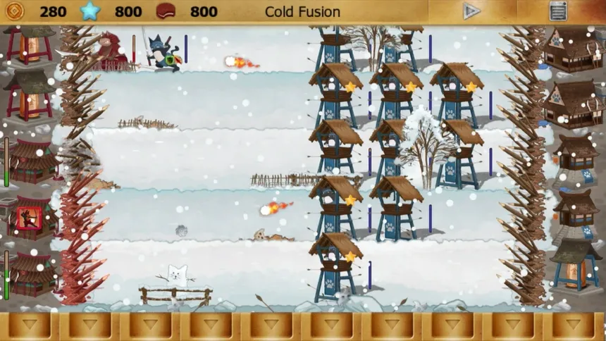 Скриншот 5 к игре Ninja Cats vs Samurai Dogs