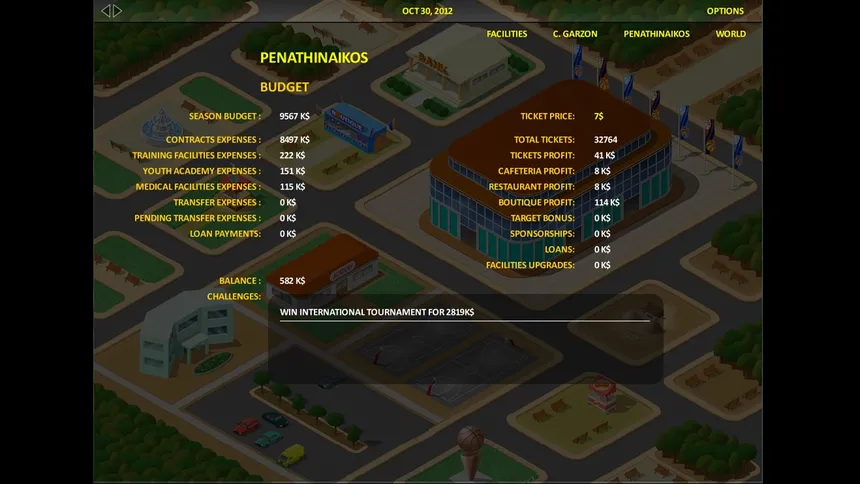 Скриншот 2 к игре World Basketball Tycoon