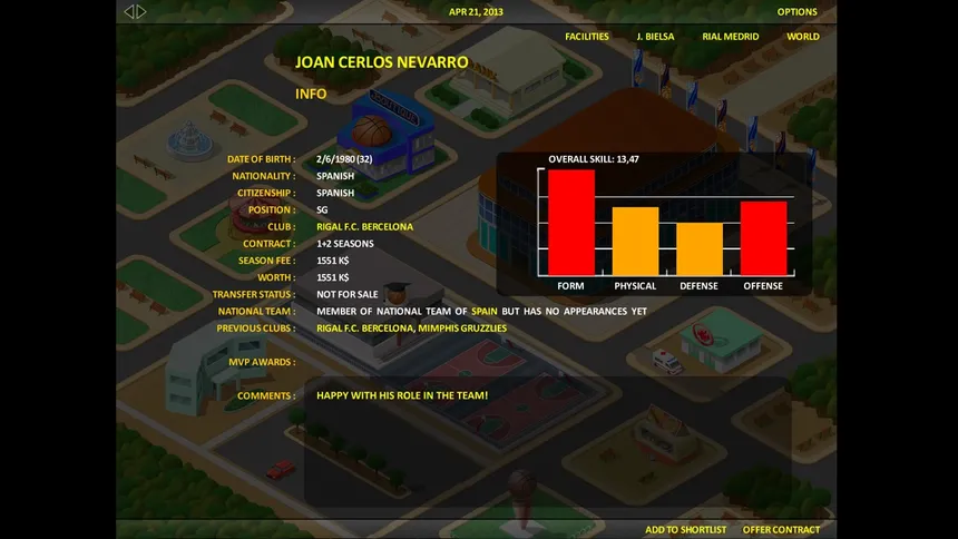 Скриншот 4 к игре World Basketball Tycoon