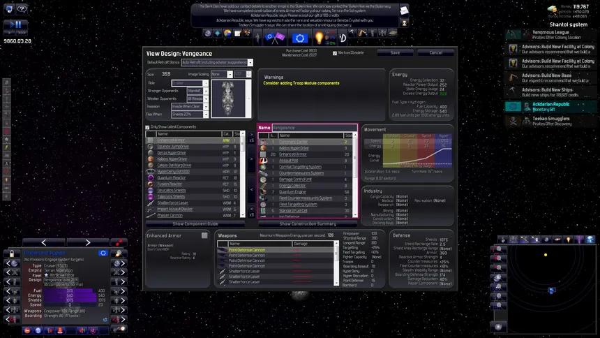 Скриншот 8 к игре Distant Worlds: Universe